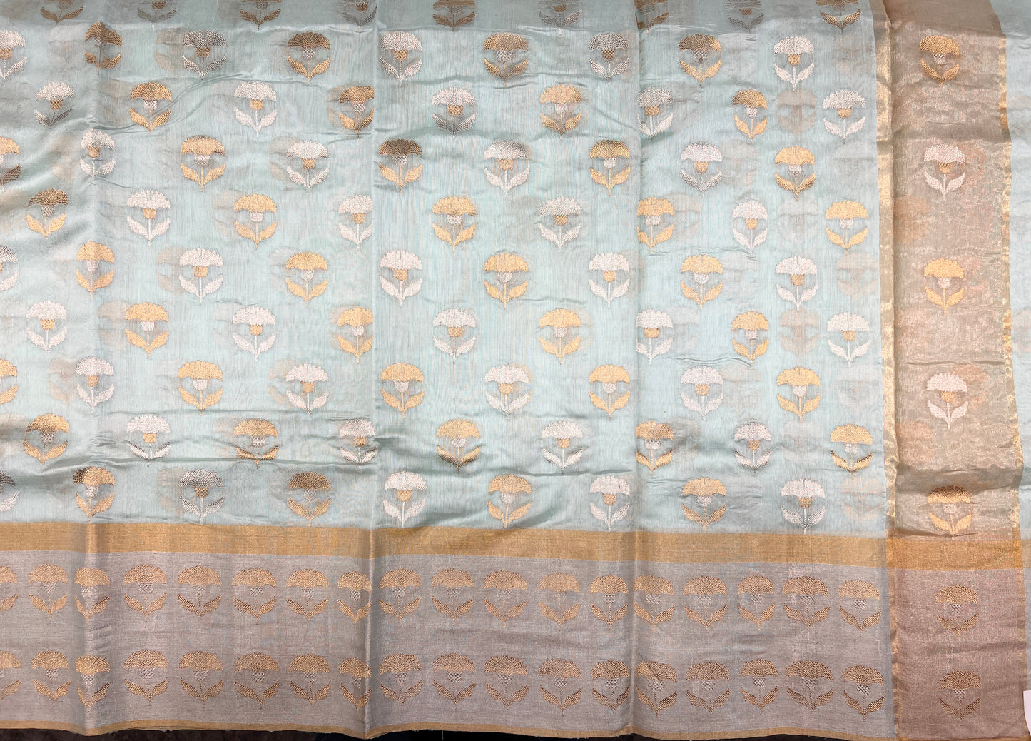 Mango Silk with Kadwa Gold