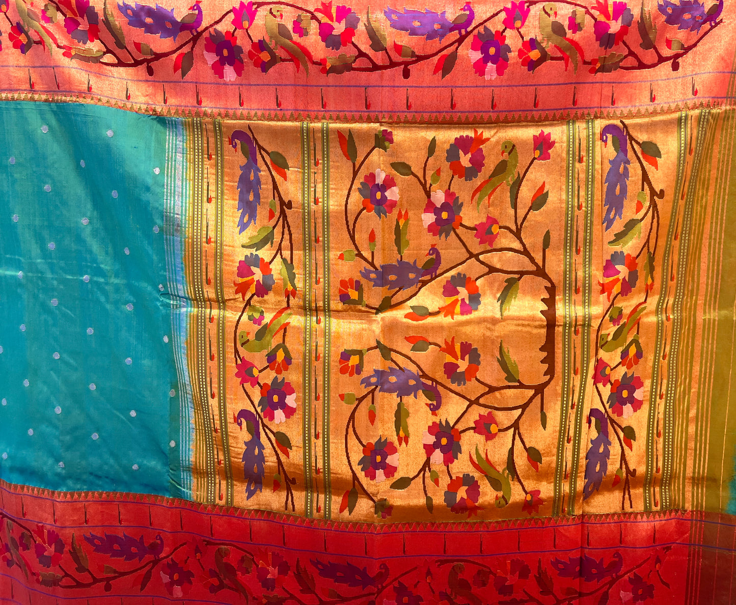 Two-Toned Paithani Saree