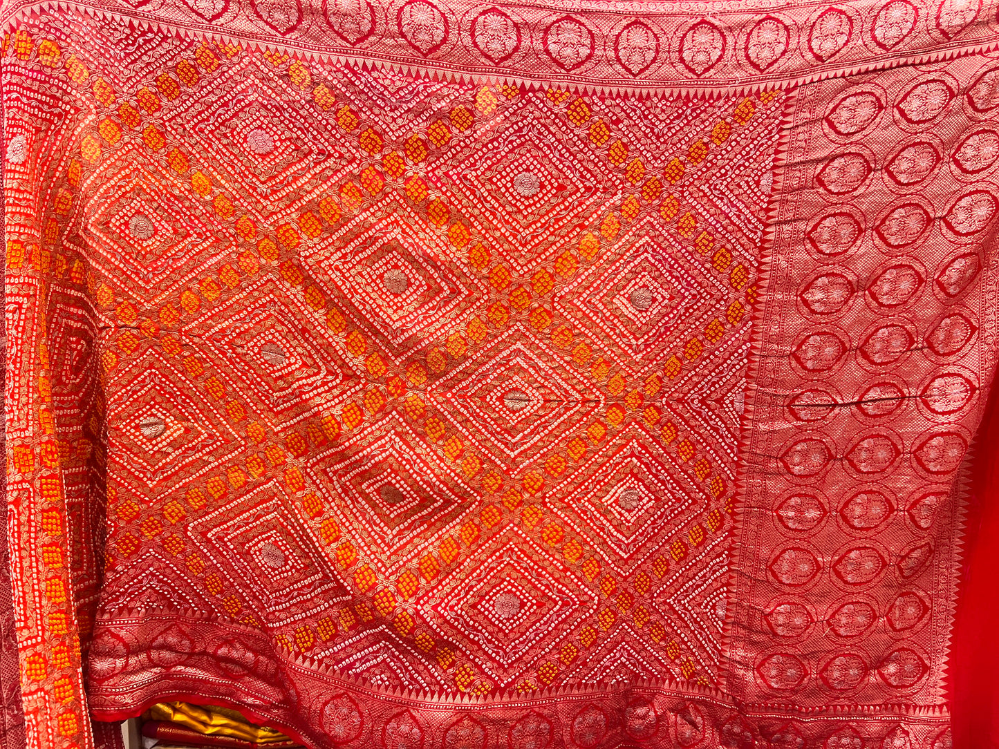 Pure Georgette Bandhani