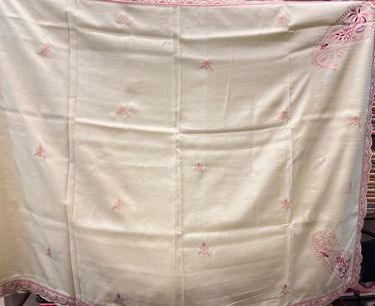 Tussar Party Wear Embroidery