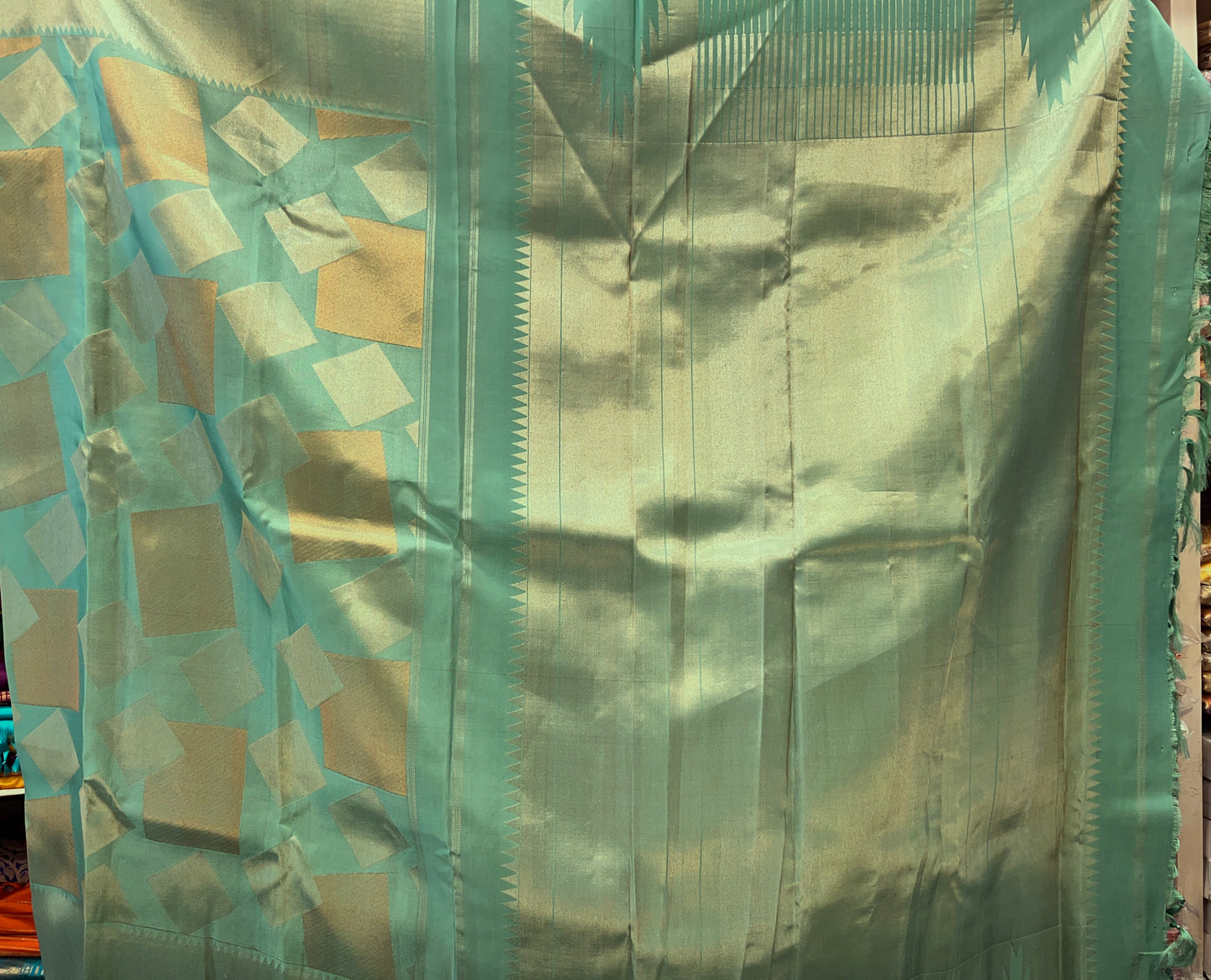 Geometric Kanjeevaram Silk