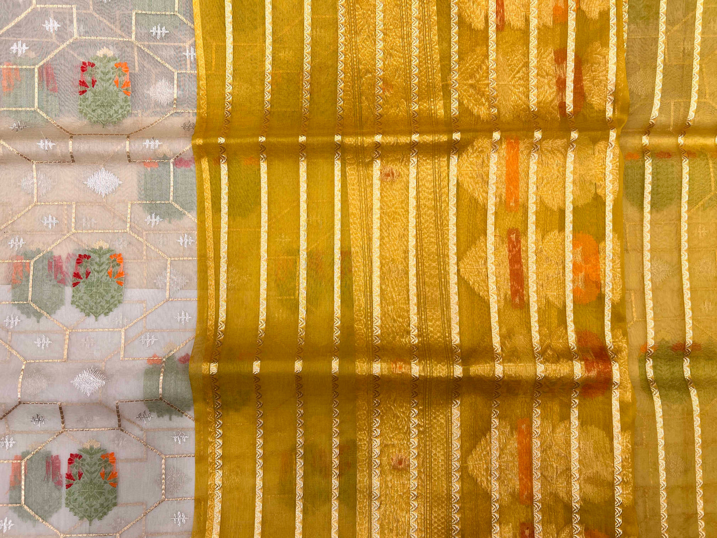 Kora Silk Jamdani