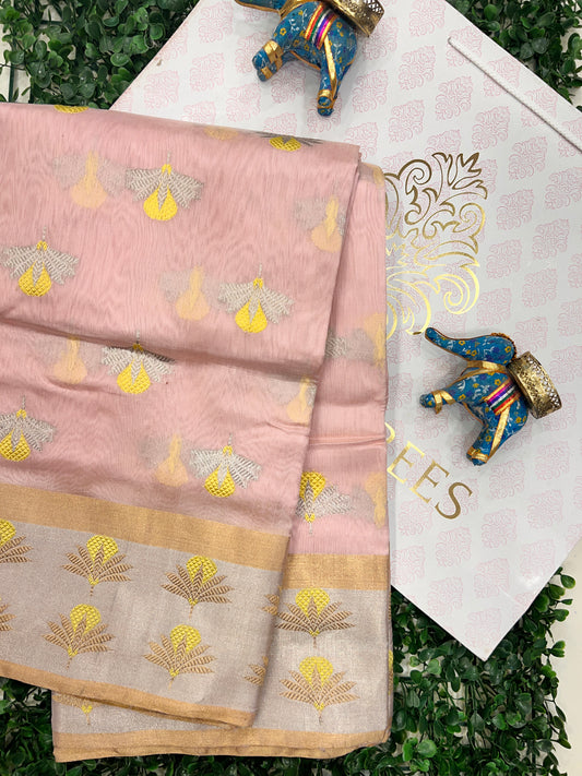 Mango Silk with Kadwa Gols