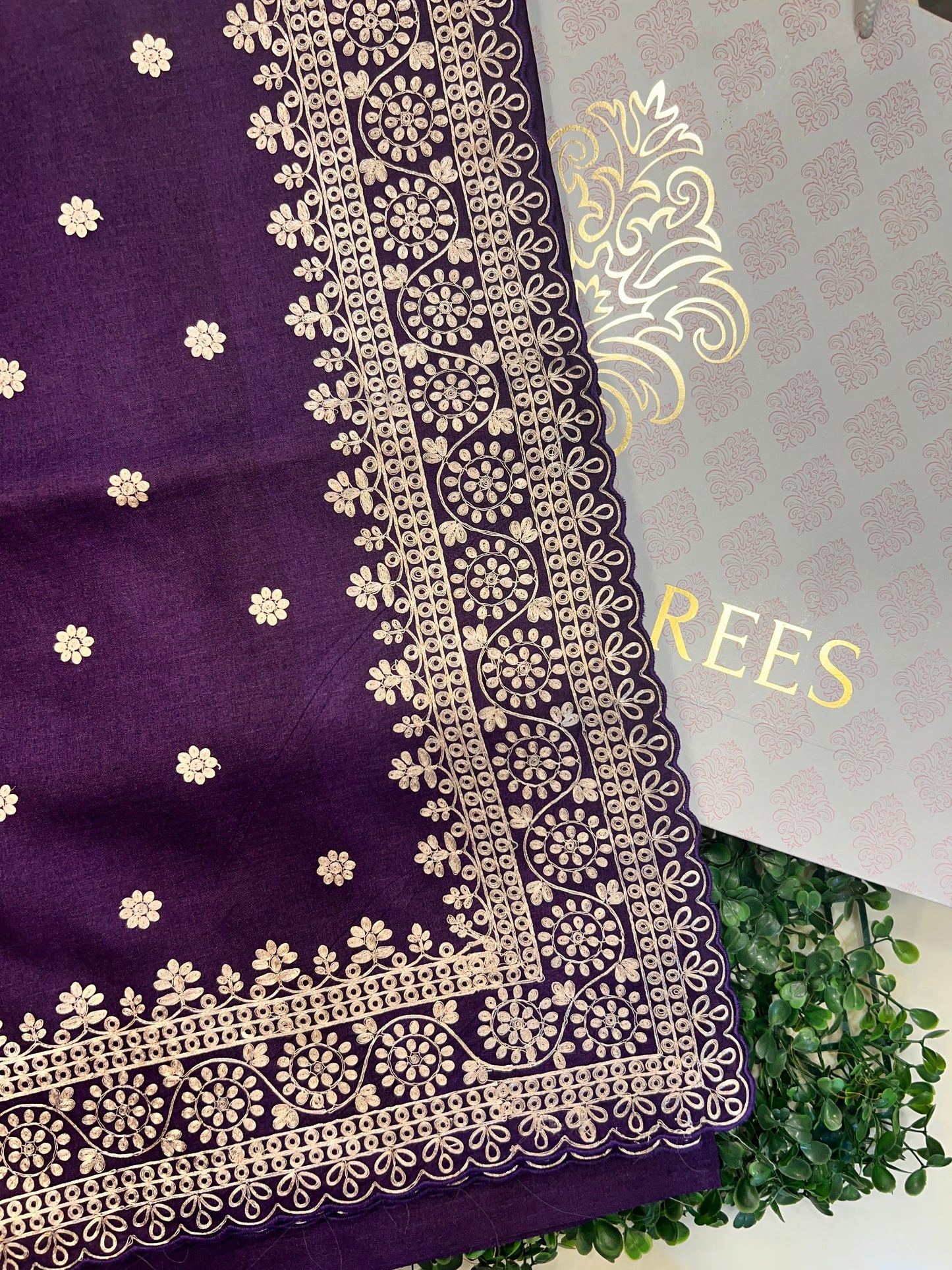 Tussar with Zari Taar