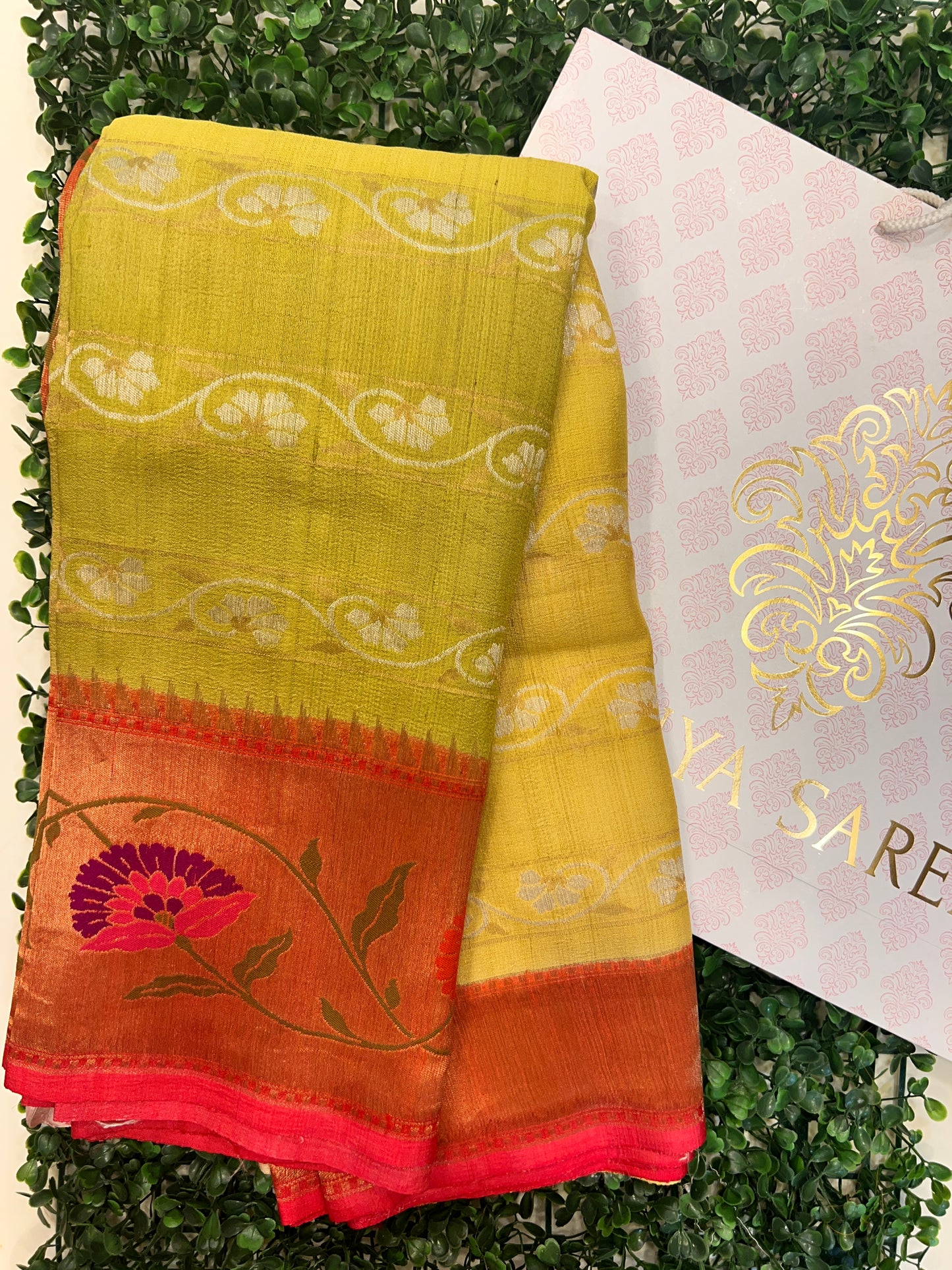 Tussar Georgette Tie & Dye