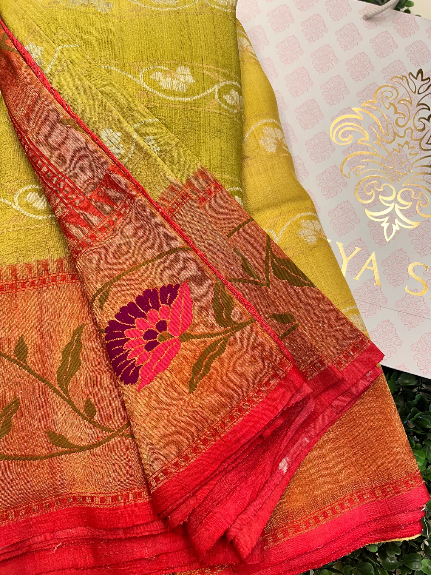 Tussar Georgette Tie & Dye