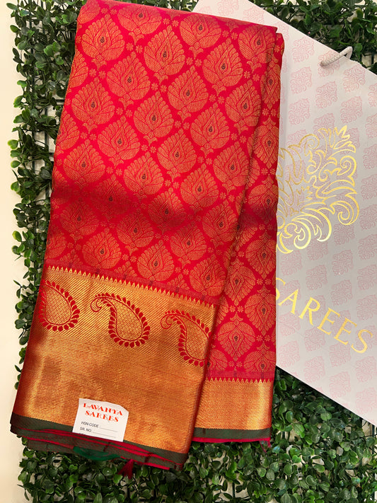 Meenakari Kanjeevaram Silk