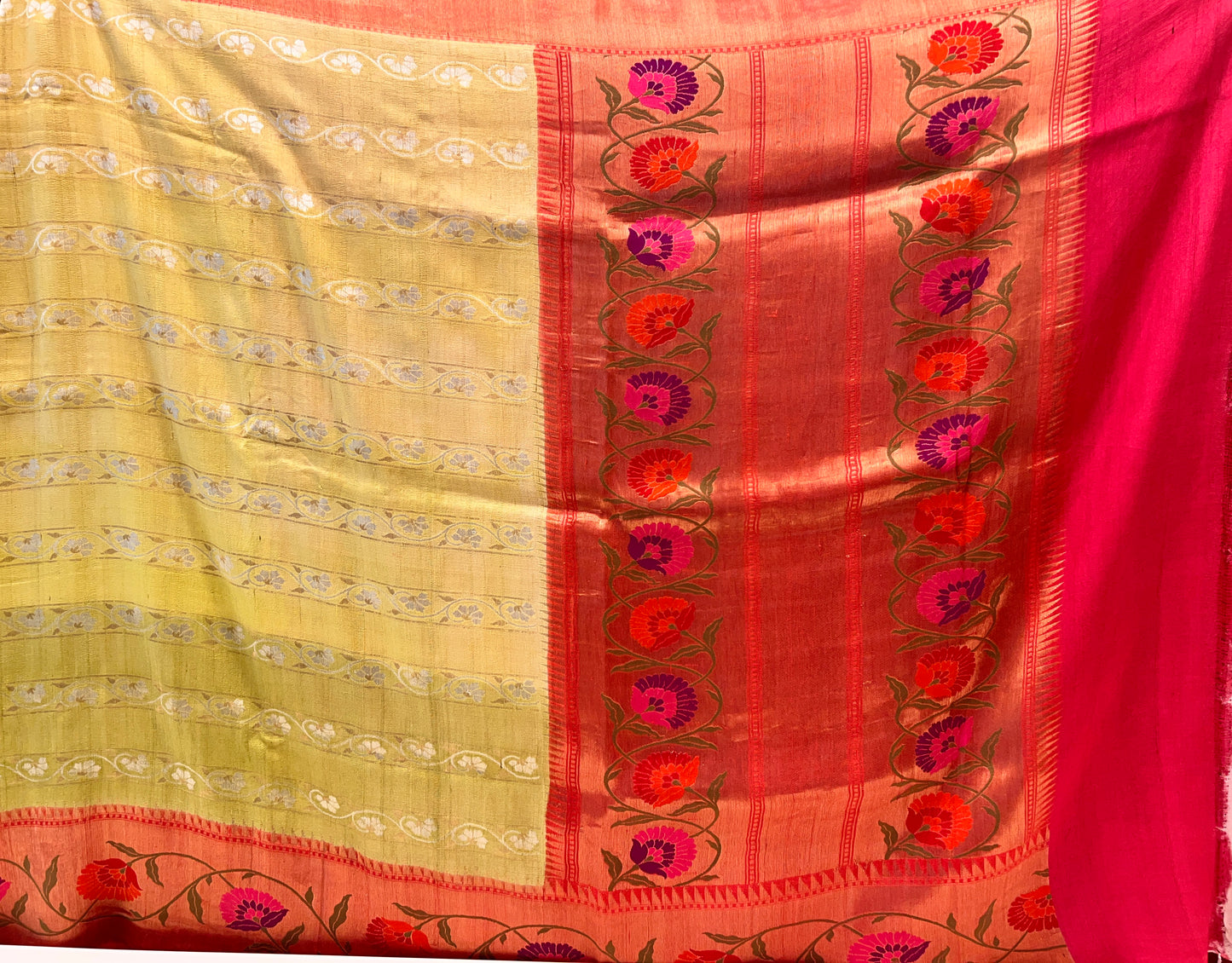 Tussar Georgette Tie & Dye