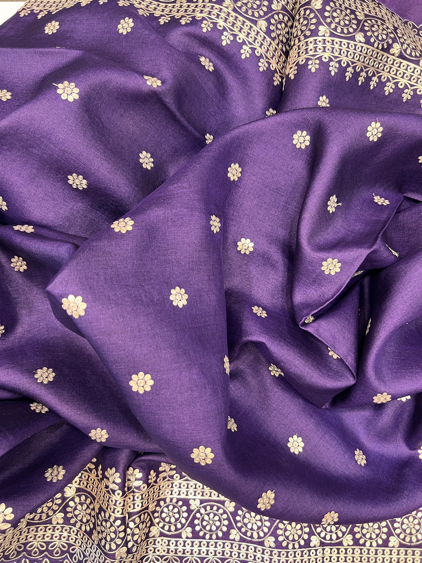 Tussar with Zari Taar