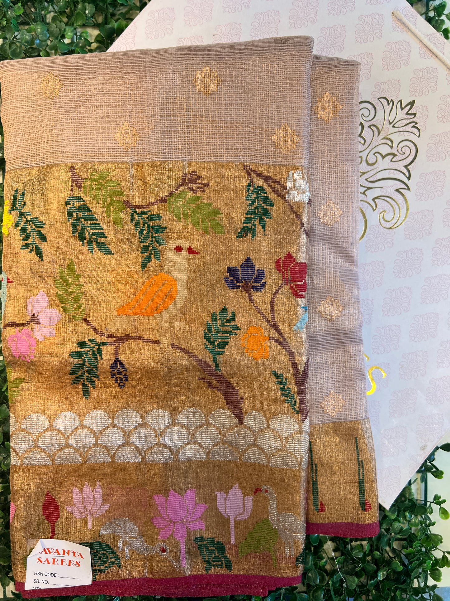 Real Zari Kota with Bird Theme