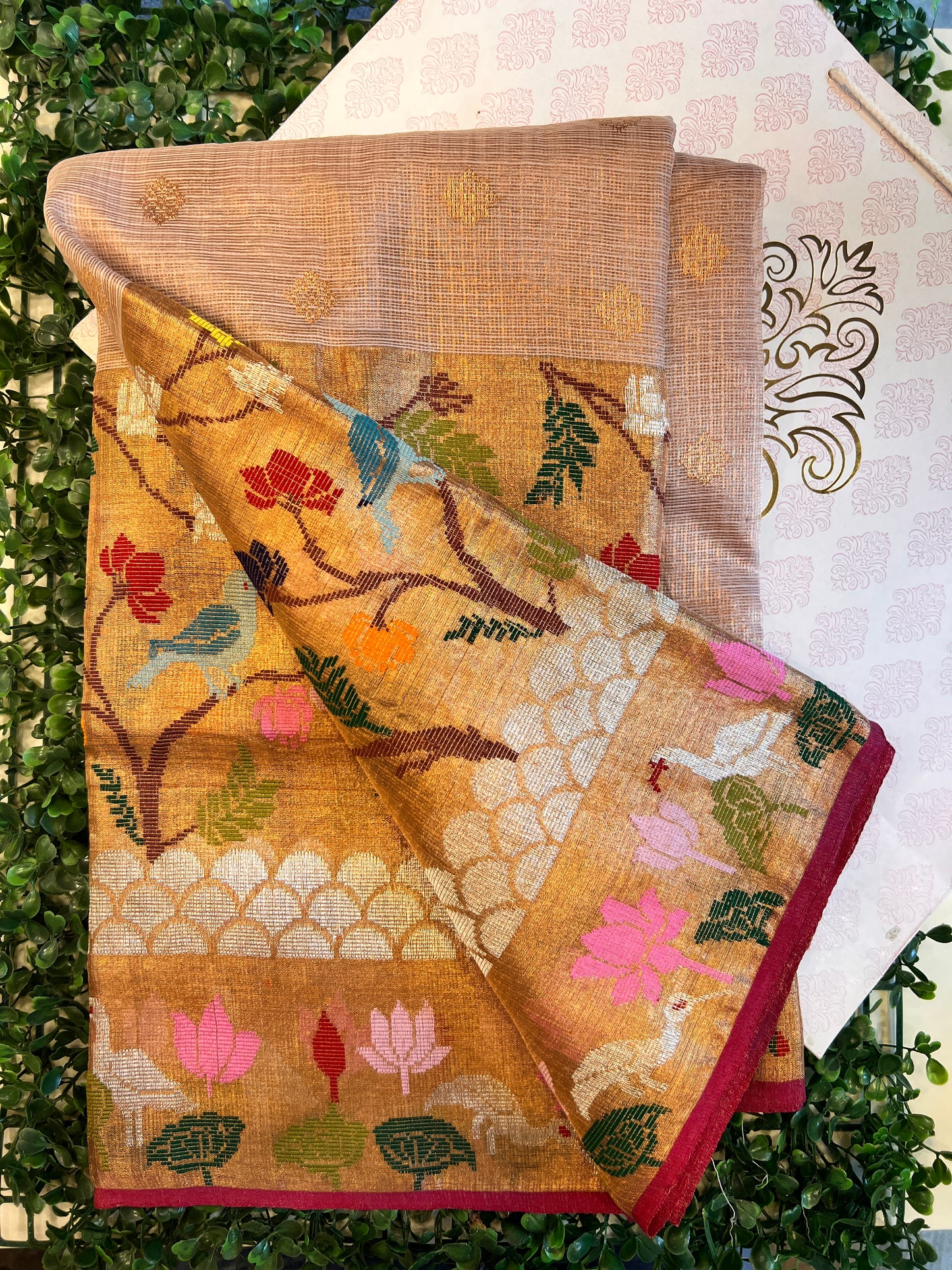 Real Zari Kota with Bird Theme