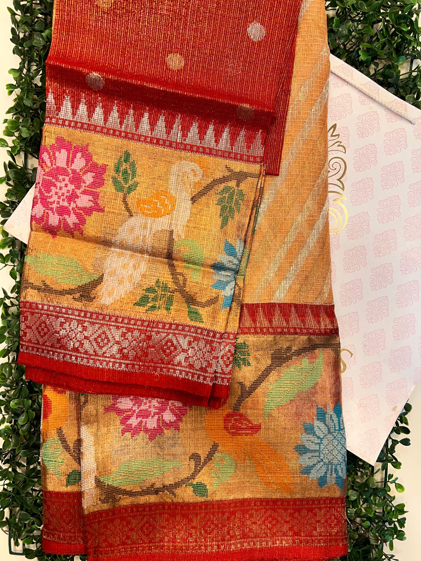 Real Zari Kota with Paithani