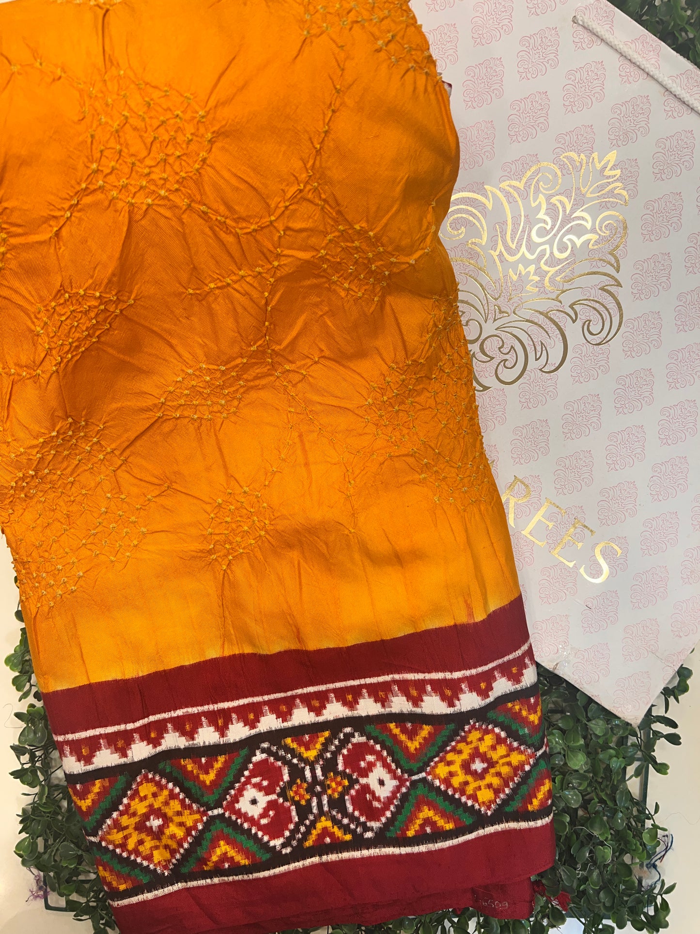 Bandhani with Patan Patola