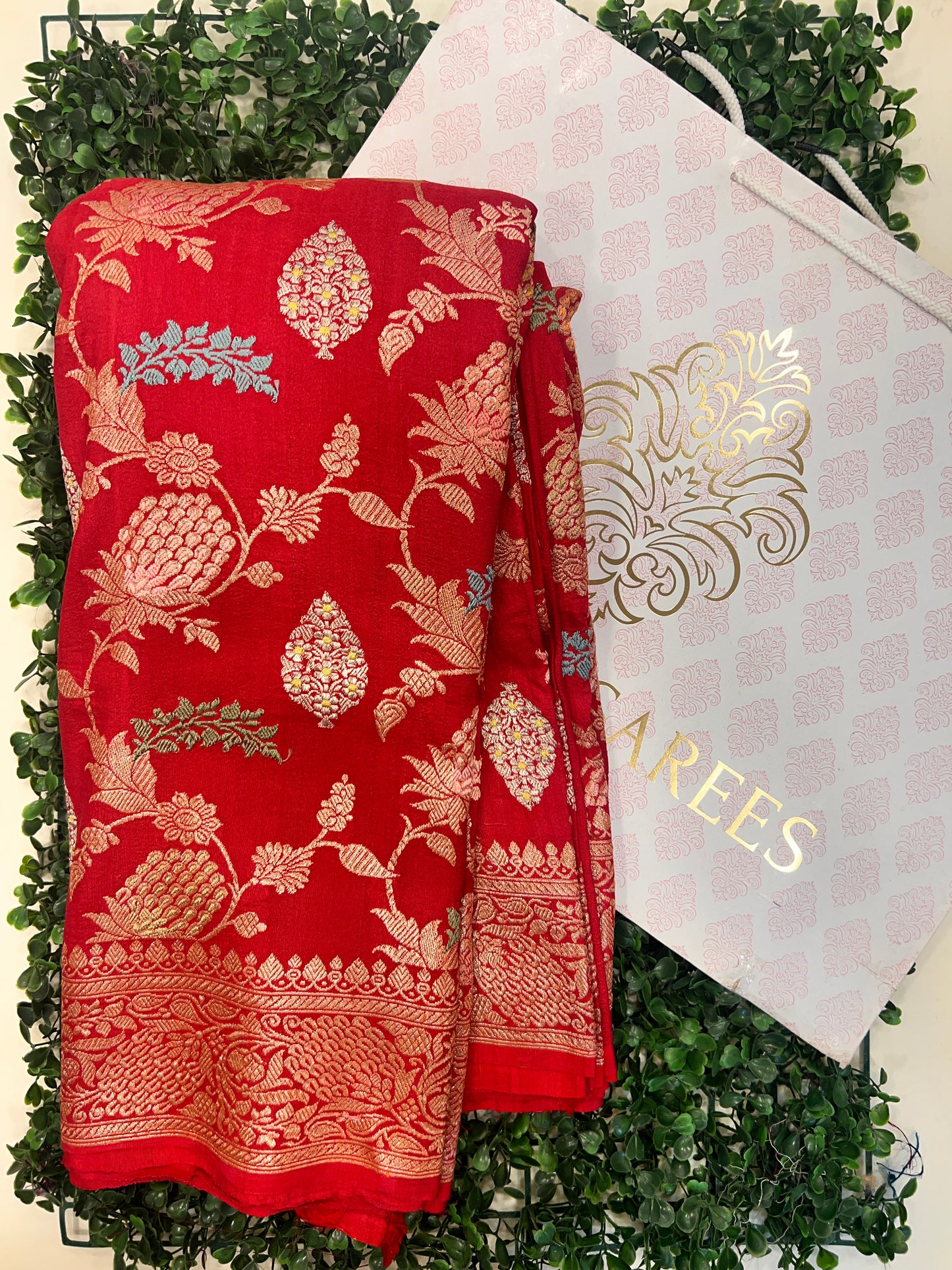 Tussar Georgette Banarasi