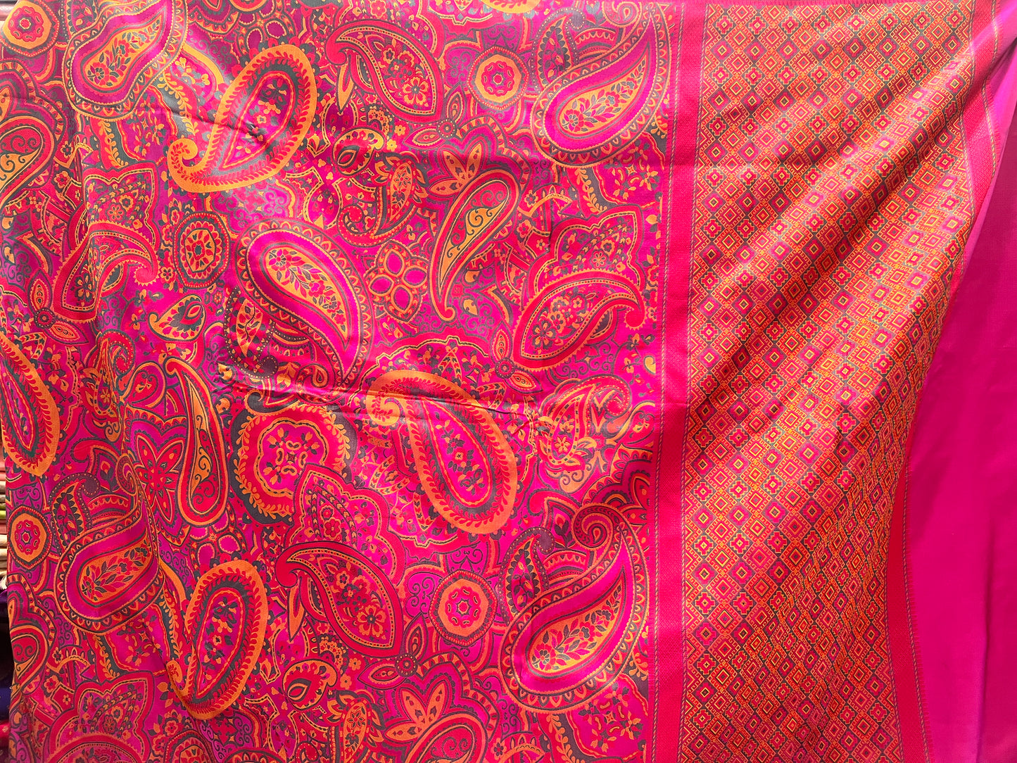 Tanchoi Silk Jamavar Resham