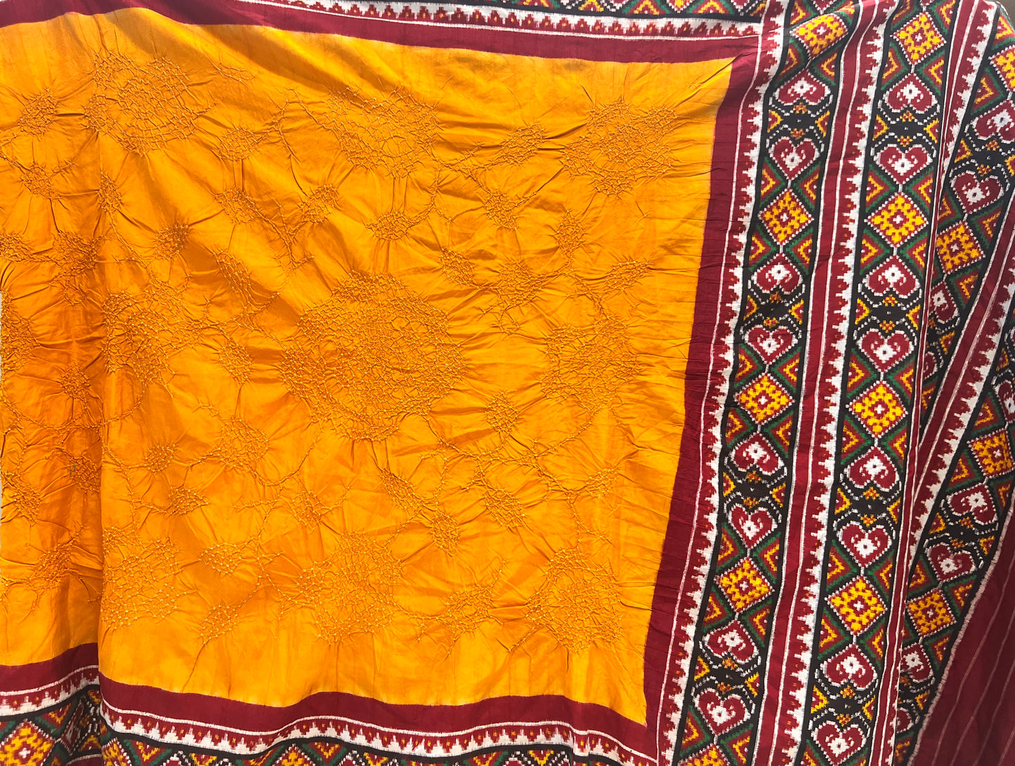 Bandhani with Patan Patola