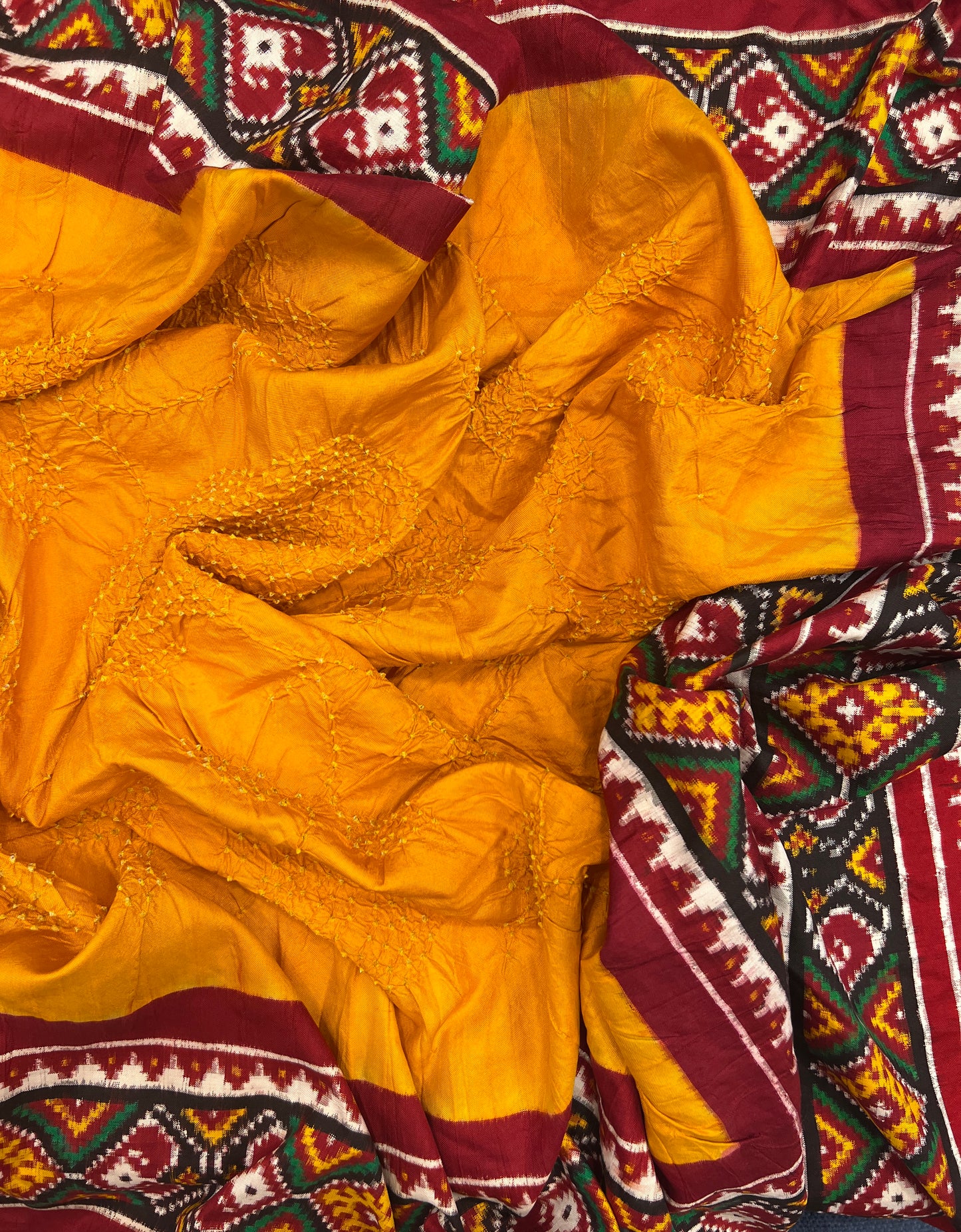 Bandhani with Patan Patola