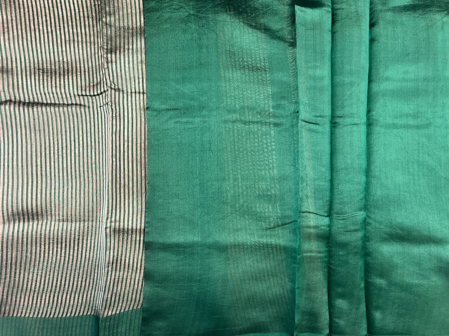 Zari Stripe Mango silk