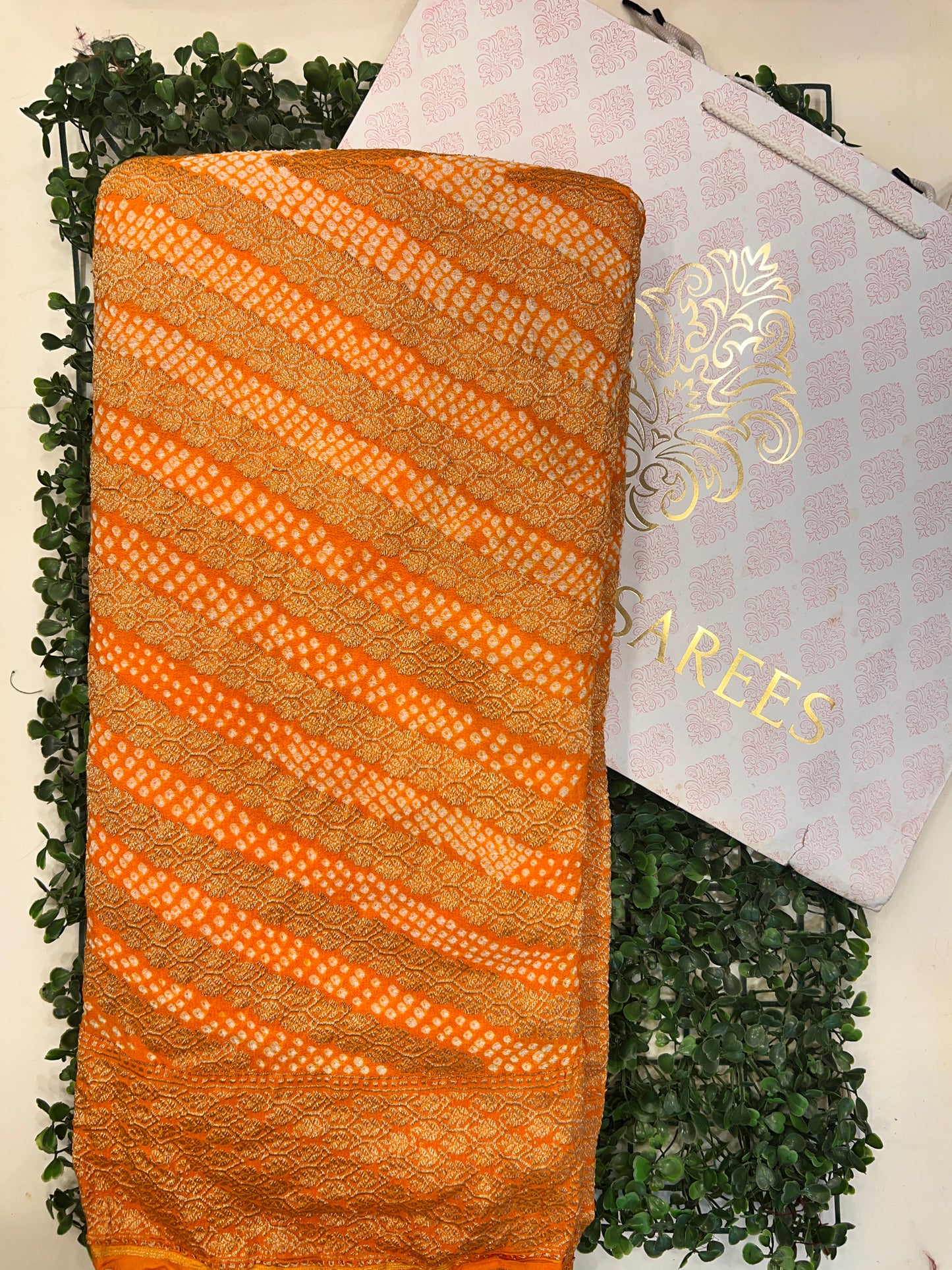 Rai Bandhej Banarasi Bandhani