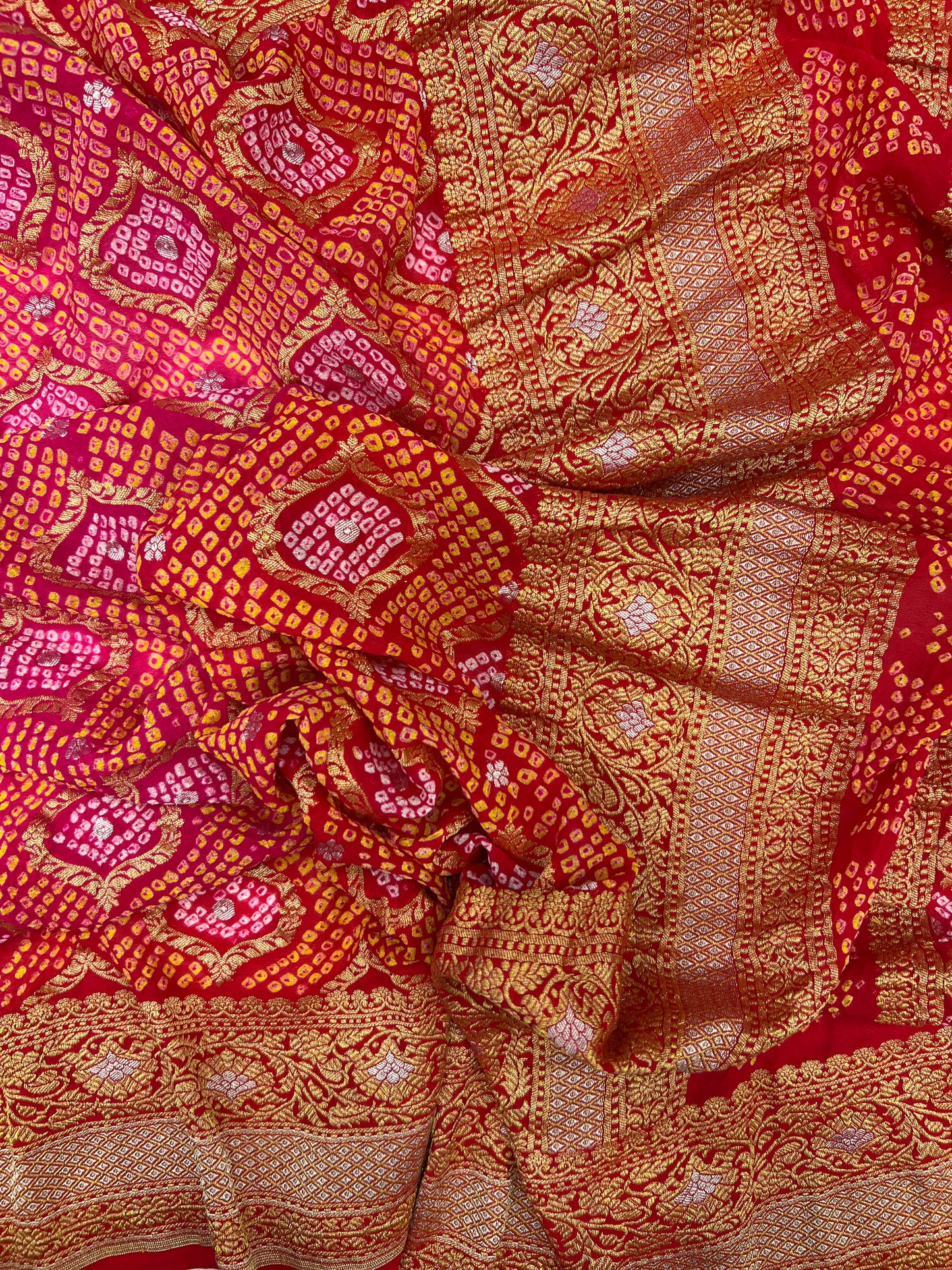 Rai Bandhej Bandhani on Georgette