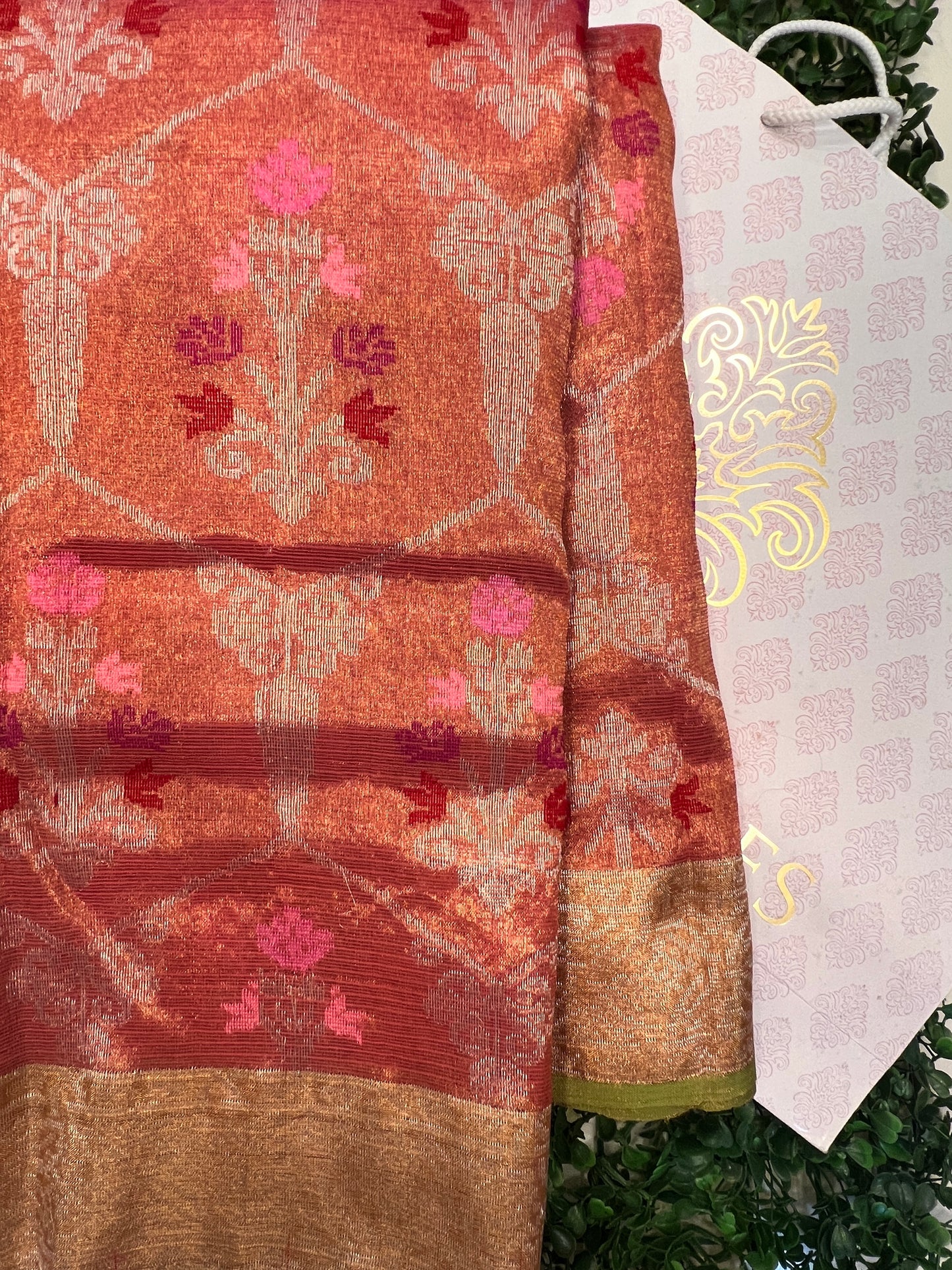 Double Tissue Real Zari Kota