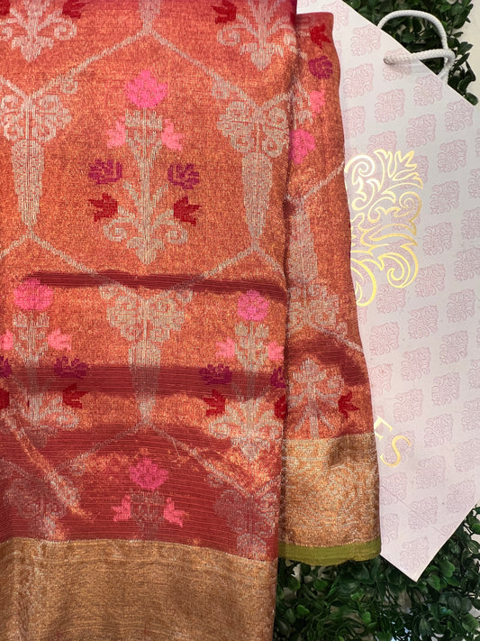 Double Tissue Real Zari Kota