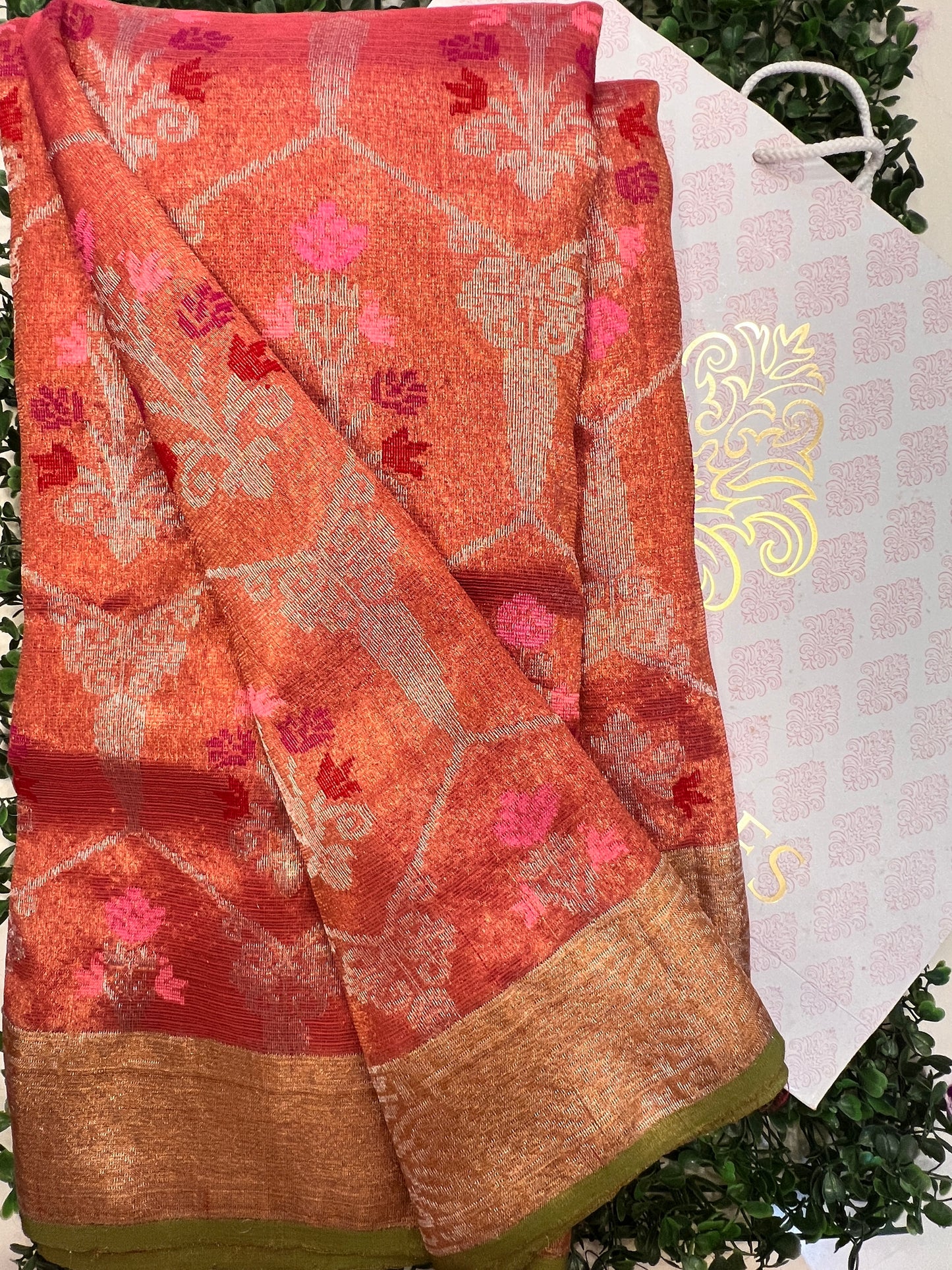 Double Tissue Real Zari Kota