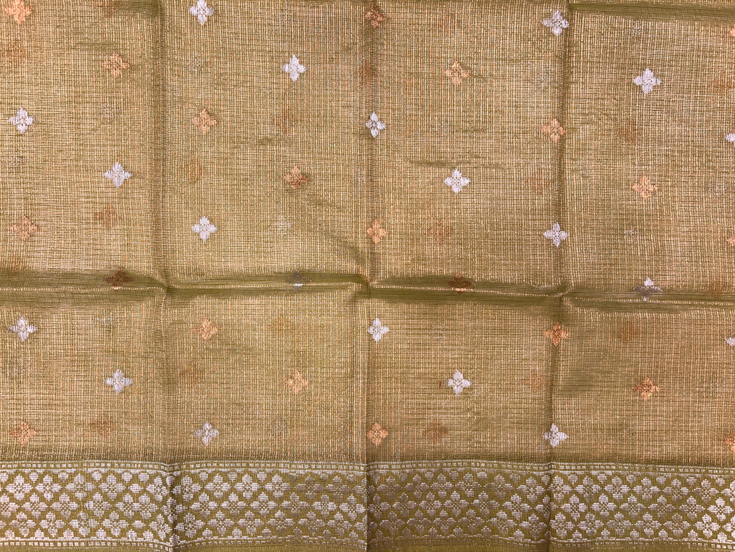Jamdani Double Tissue Real Zari Kota