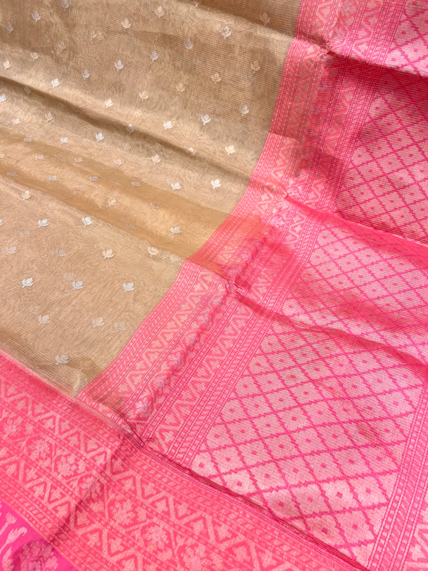 Kora Checks with Silk Border