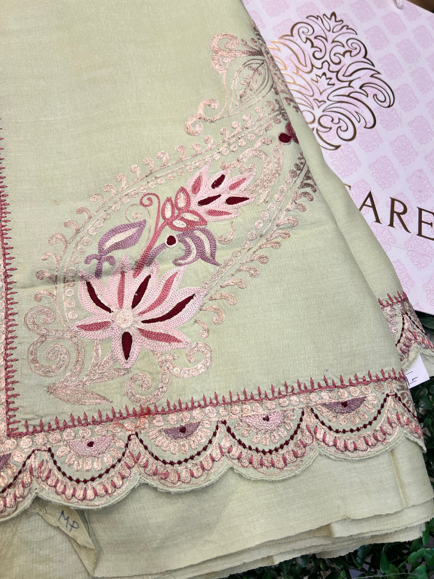 Tussar Party Wear Embroidery