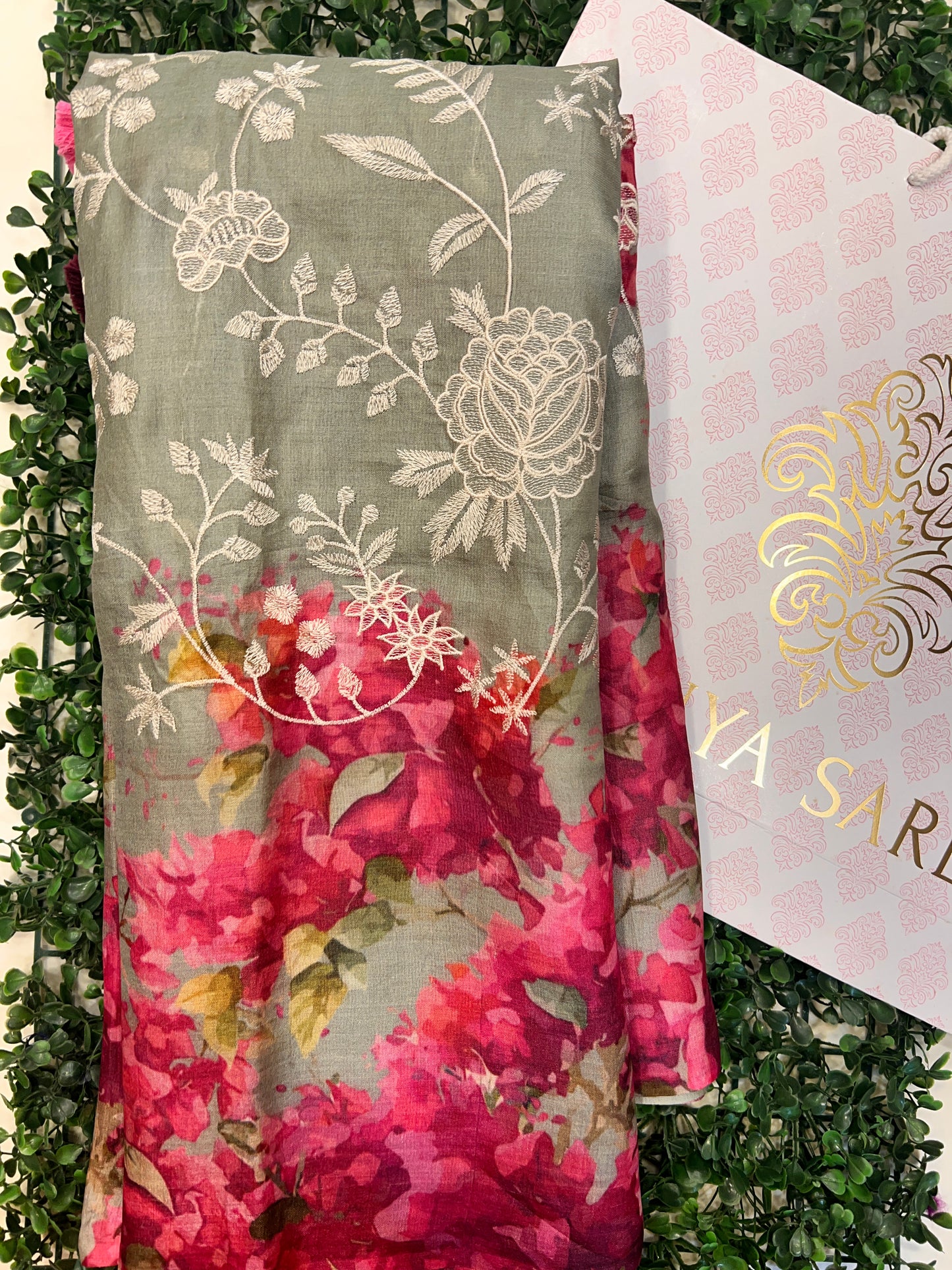Tussar Silk Embroidery