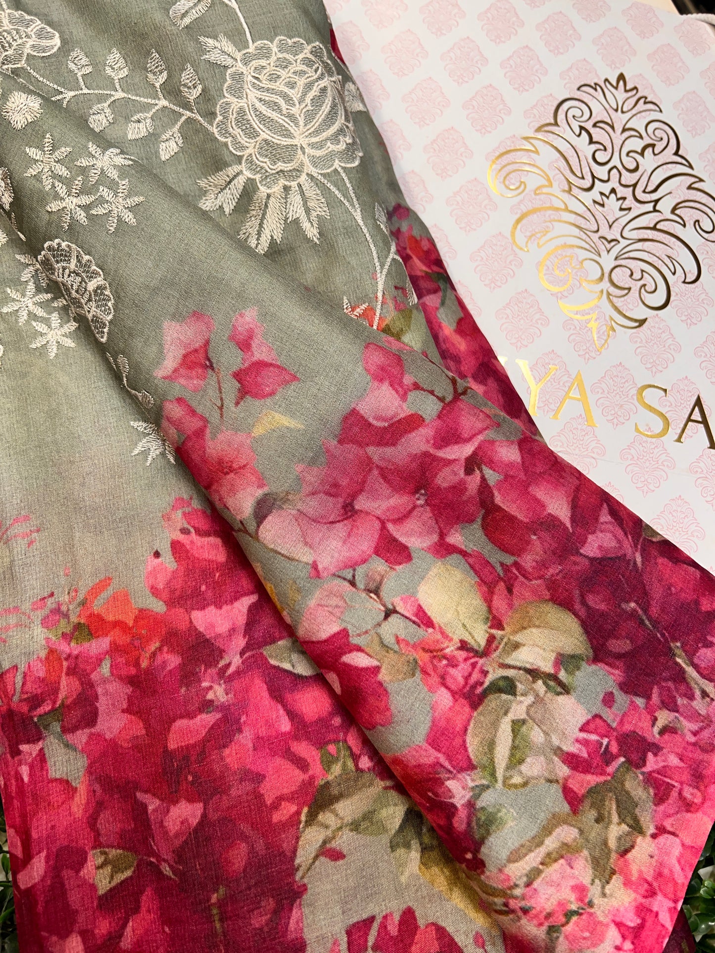 Tussar Silk Embroidery