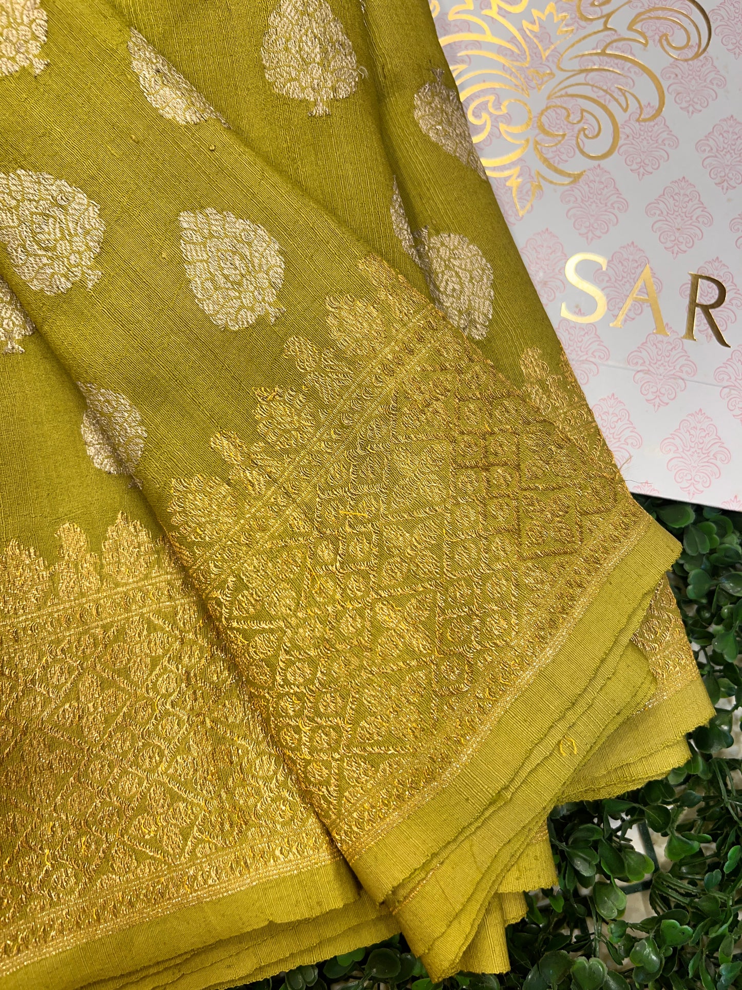 Tussar Georgette Banarasi