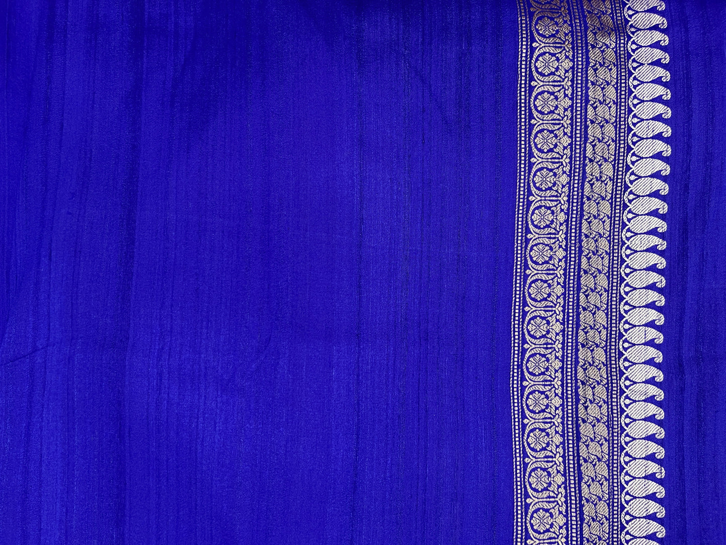 Blue Tussar Georgette
