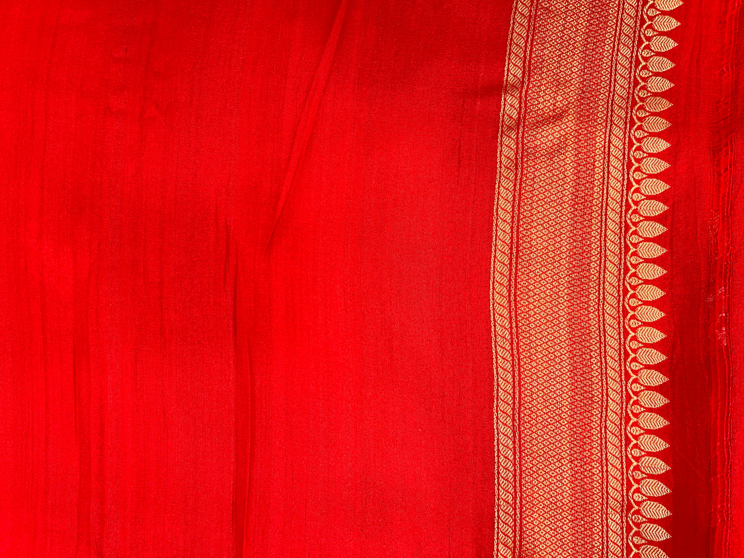 Red Tussar Georgette