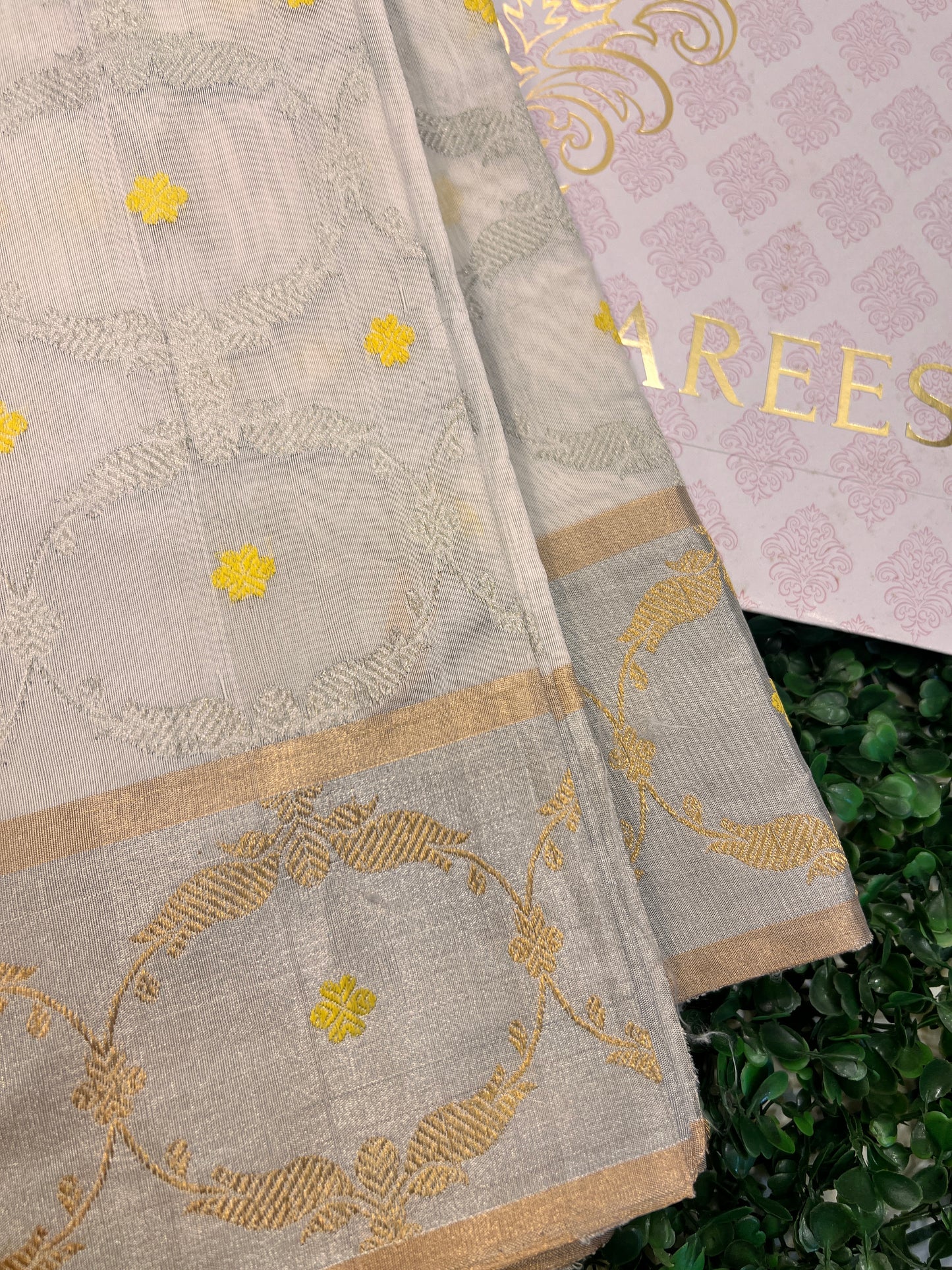 Mango Chanderi Silk