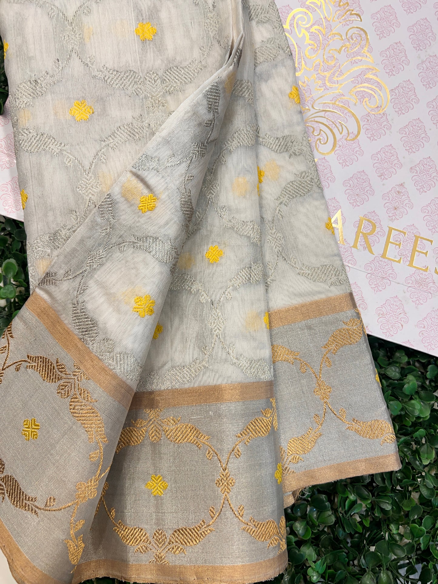 Mango Chanderi Silk