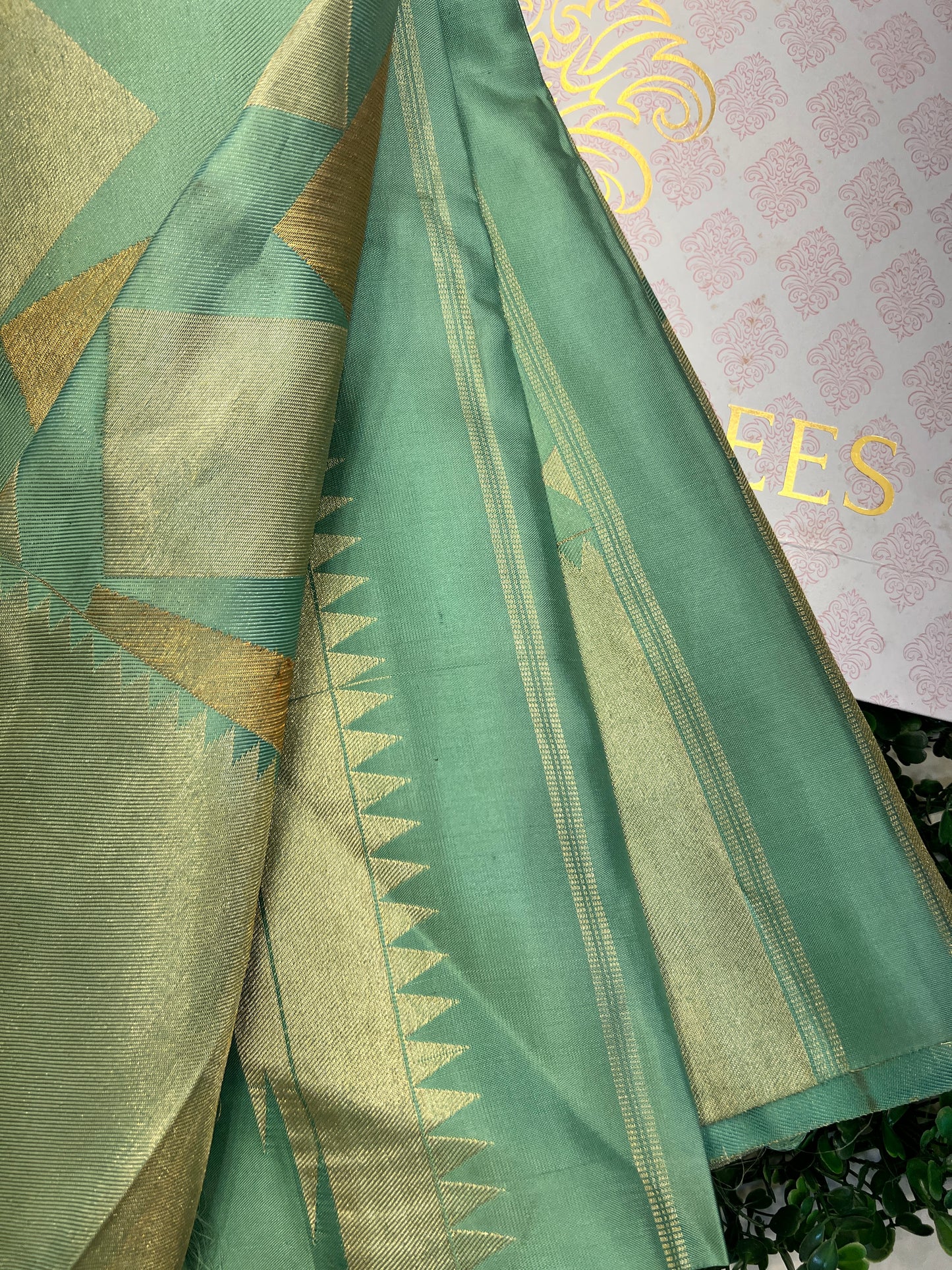 Geometric Kanjeevaram Silk