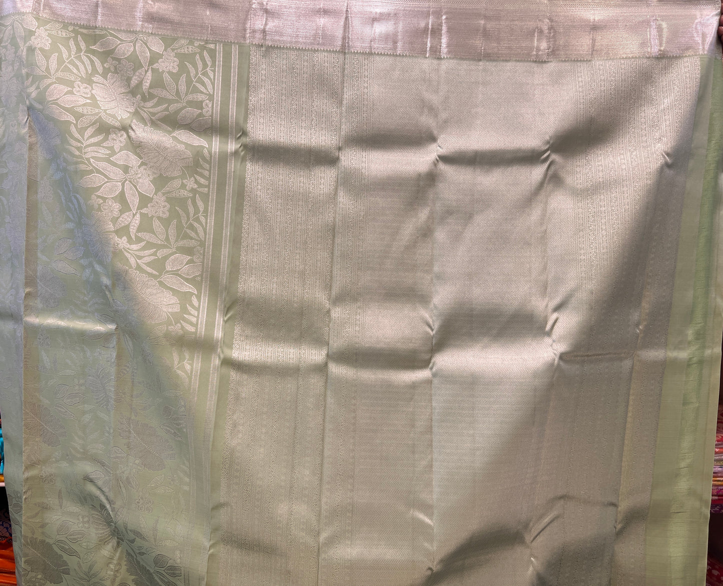 Olive Green Kanjeevaram