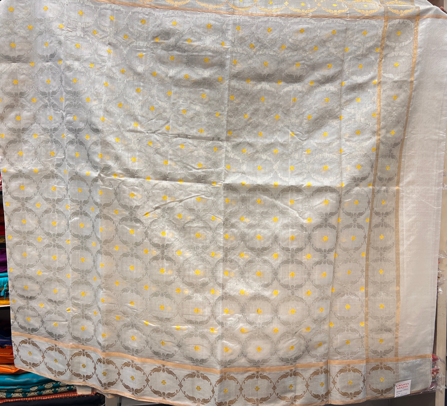 Mango Chanderi Silk